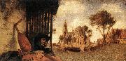 FABRITIUS, Carel View of the City of Delft dfg oil painting